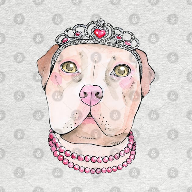 Pitbull Queen by jessicaguarnido